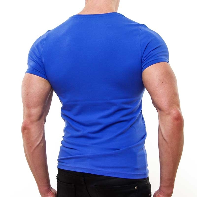 SUBLEVEL T-Shirt relax bodystyle DUSTIN stretch blue