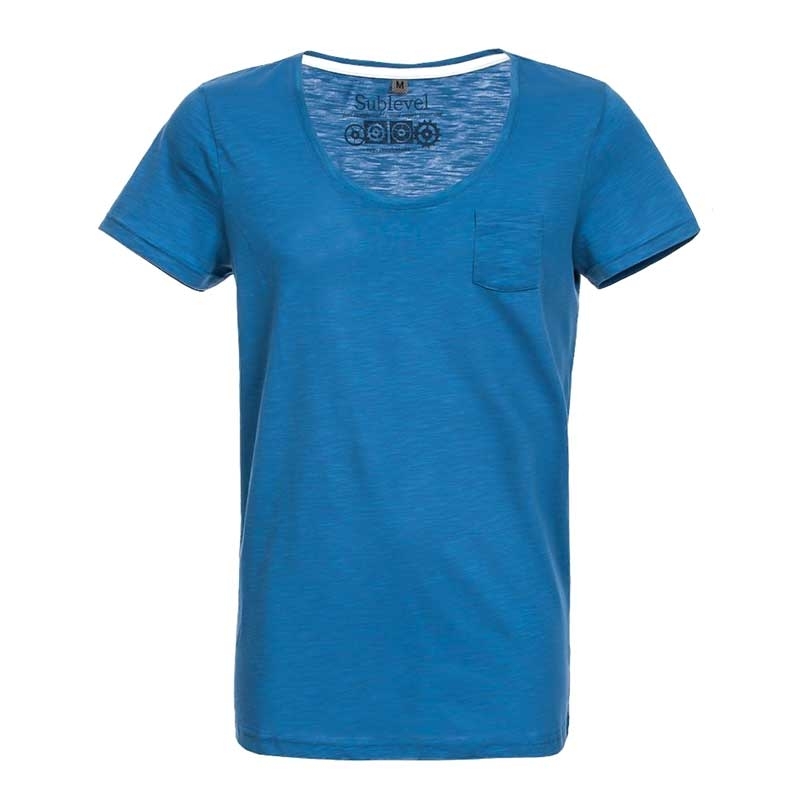 SUBLEVEL T-Shirt casual loose EFREM blau