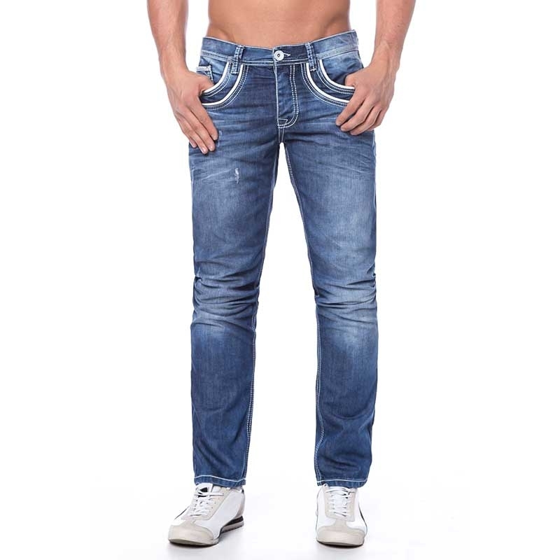 CIPO and BAXX JEANS PANTS C1127 classic blue jeans