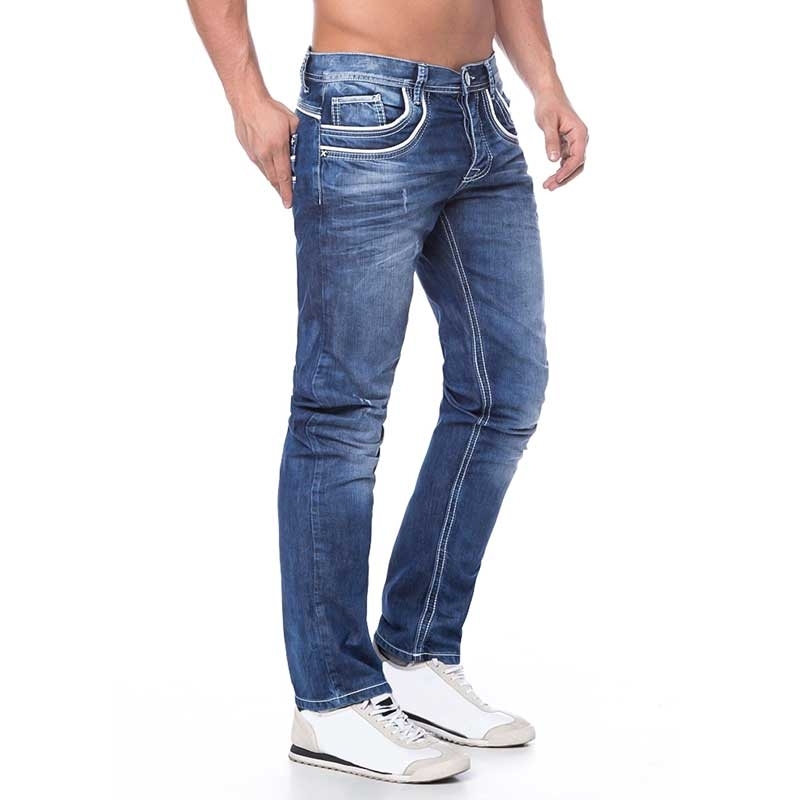 CIPO and BAXX JEANS PANTS C1127 classic blue jeans