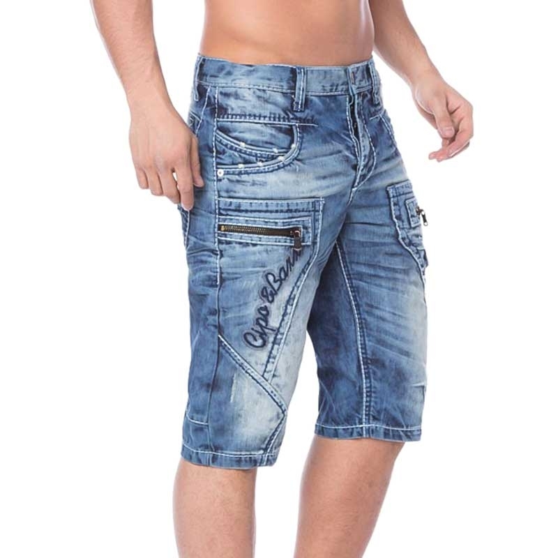 CIPO and BAXX SHORTS CAPRI- JEANS CK101 with 7 pockets