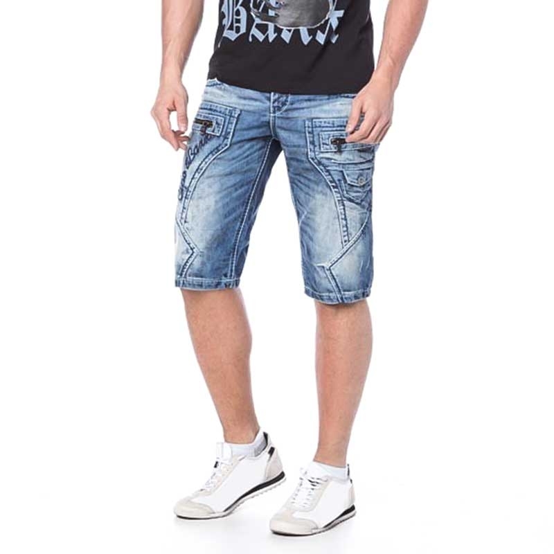 CIPO and BAXX SHORTS CAPRI- JEANS CK101 with 7 pockets