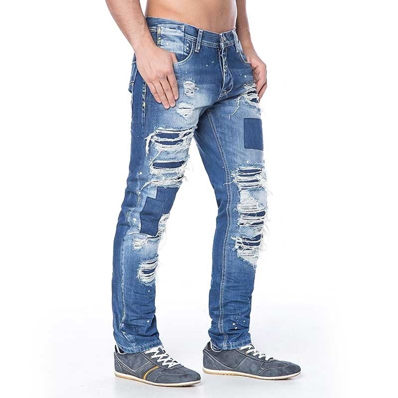 CIPO and BAXX JEANS PANTS CD126 destroyed design