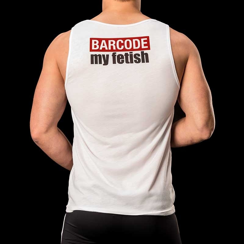 BARCODE Berlin TANK Top athletic extreme HARD 91093 kinky white