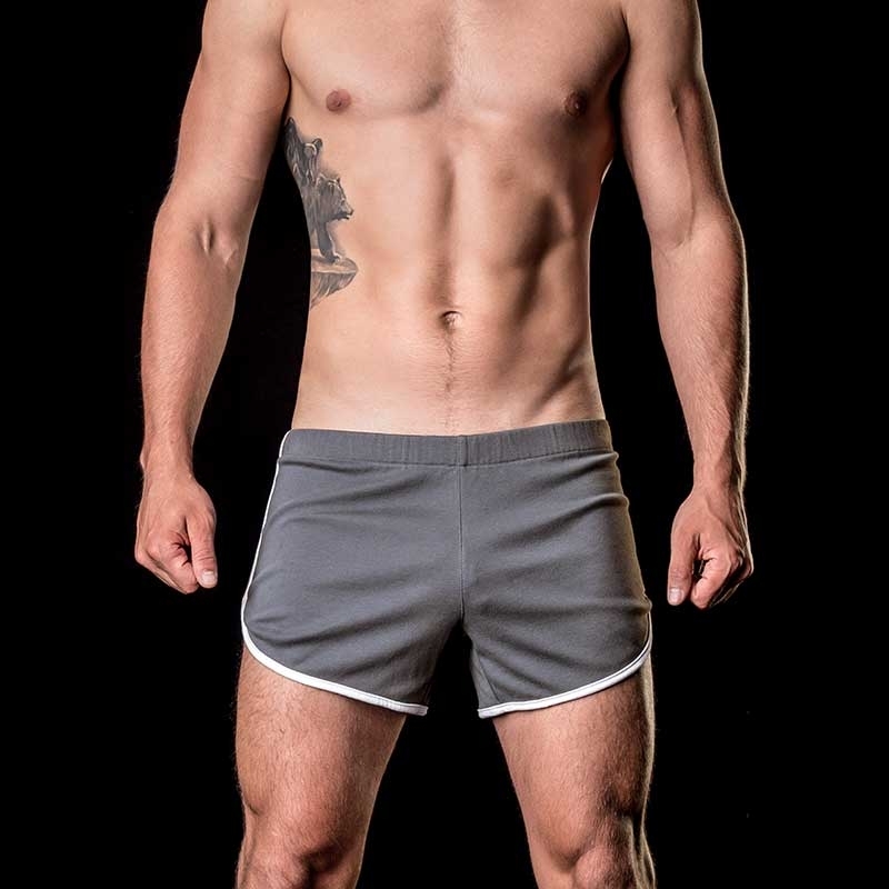 BARCODE Berlin SHORTS relax lounge ALPHA low 91104 soft line grey
