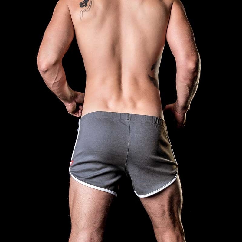 BARCODE Berlin SHORTS relax lounge ALPHA low 91104 soft line grey