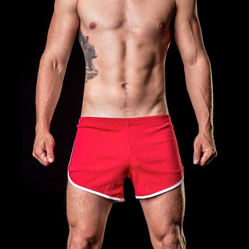 BARCODE Berlin SHORTS relax lounge ALPHA low 91104 soft line red